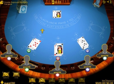 Black jack casino game